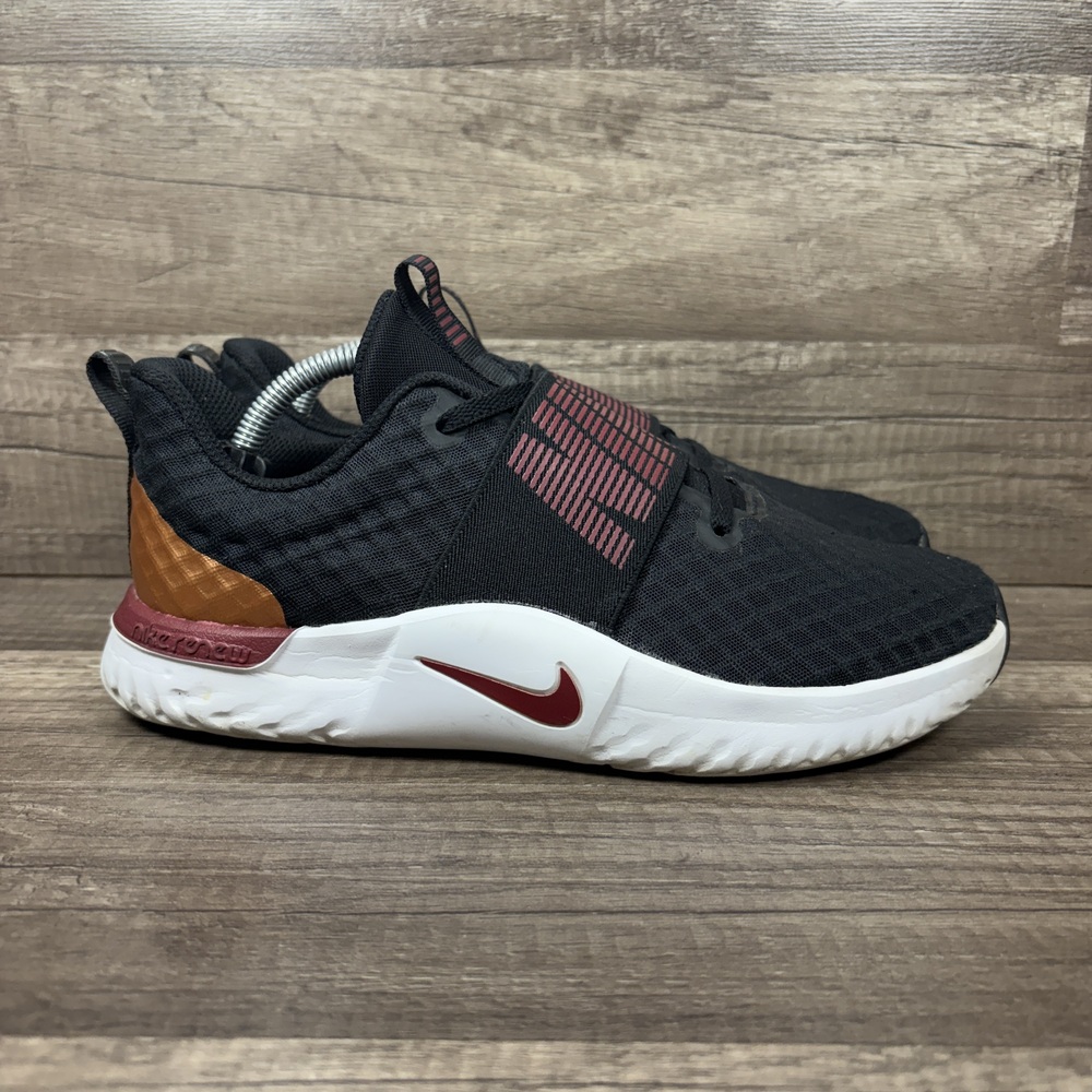 Nike Renew Rival Black Maroon Womens US Size 7.5 AR4543-010 Running Shoes